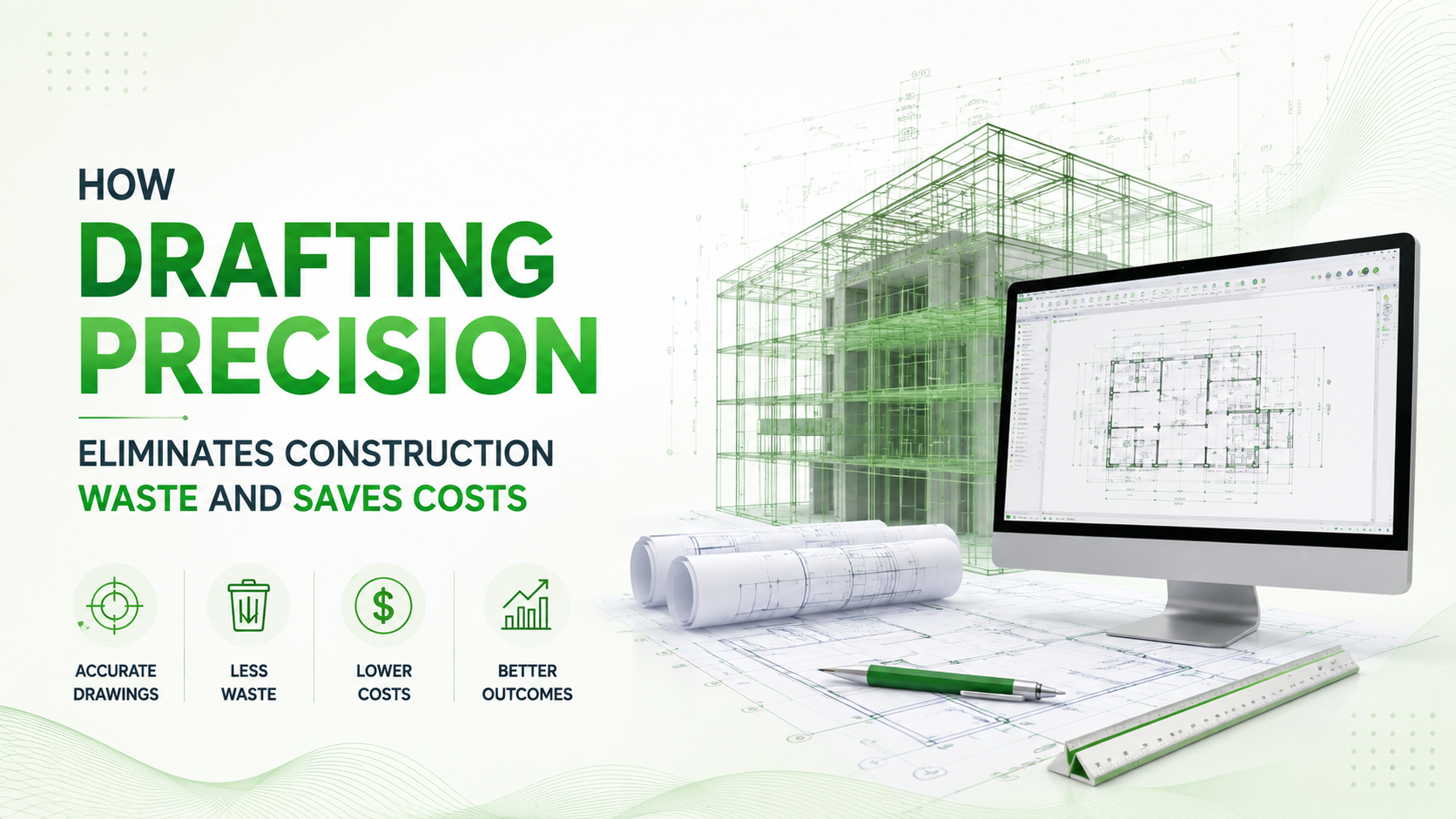 How Drafting Precision Eliminates Construction Waste and Saves Costs