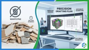 detailed construction takeoff accurate quantity estimation smarter material ordering and just in time delivery reducing excess material waste and site storage issues